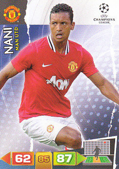 Nani Manchester United 2011/12 Panini Adrenalyn XL CL #152